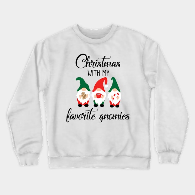 Cheeky Christmas Gnomes V Crewneck Sweatshirt by peggieprints